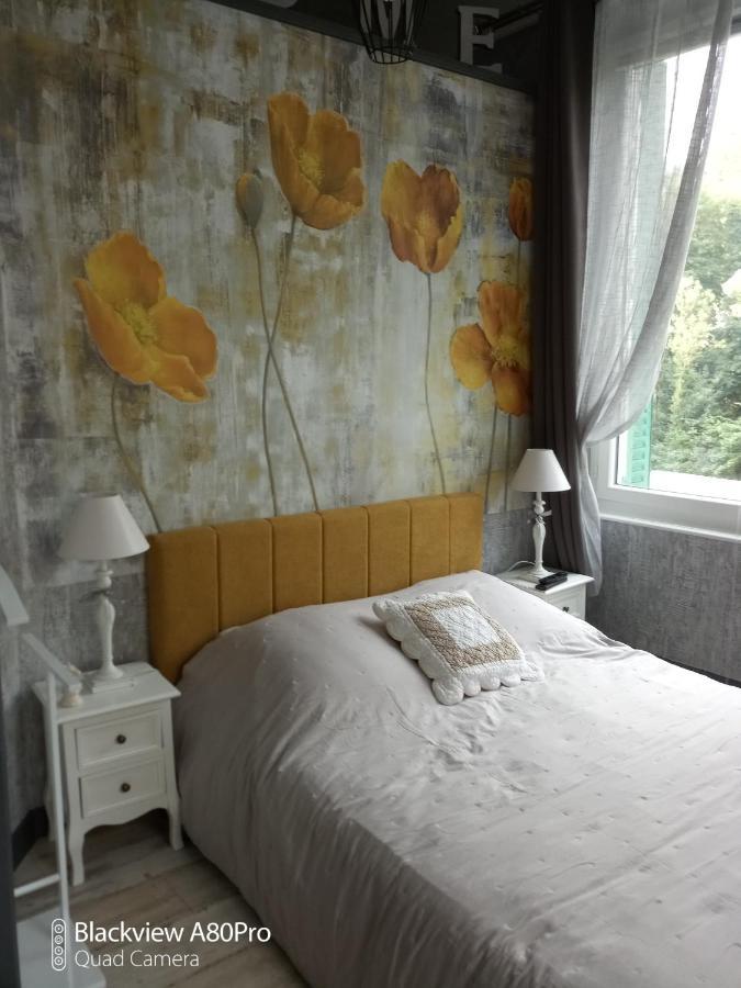 Studio Malou, Cuisine, Salle D'Eau, Terrasse Amenagee Olliergues Dış mekan fotoğraf